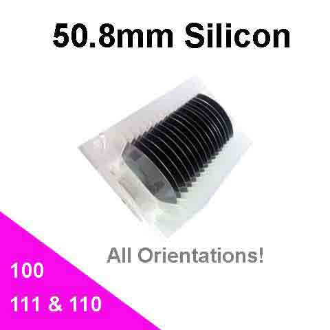 50.8mm (2 inch silicon wafer in cassette