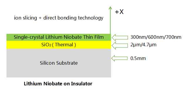 single crystal lithium niobate thin film