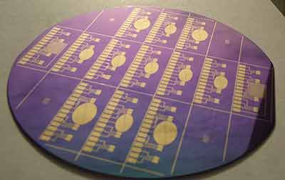 silicon wafer microelectrode arrays
