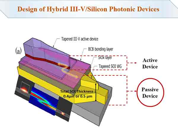 what does a silicon photonic device look like