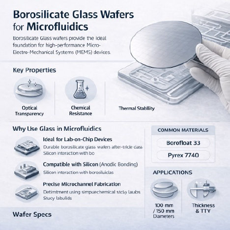Glass Wafers for Microfluidics