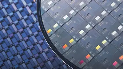 Optical grade silicon wafer used for infrared transmission and photonics applications