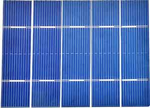 solar cells fabricated from polycrystalline silicon