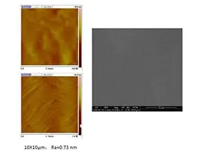 Aluminum Nitride on Sapphire surface roughness analysis