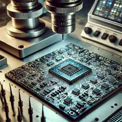 silicon-based microelectronic device in operation