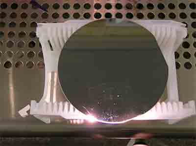 silicon wafer surface after diffusion process