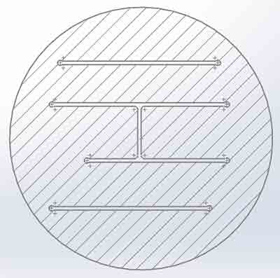 SU 8 Wafer Diagram PDMS microchip fabrication