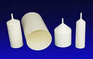 Vertical Gradient Freeze crucibles used for gallium arsenide crystal growth