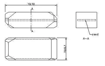 X-Cut Quartz Single Crystal Wafer